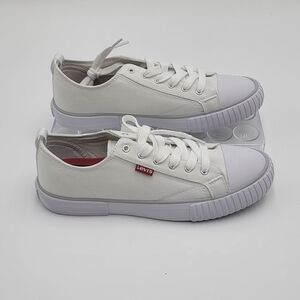 Levi's White Canvas Sneakers